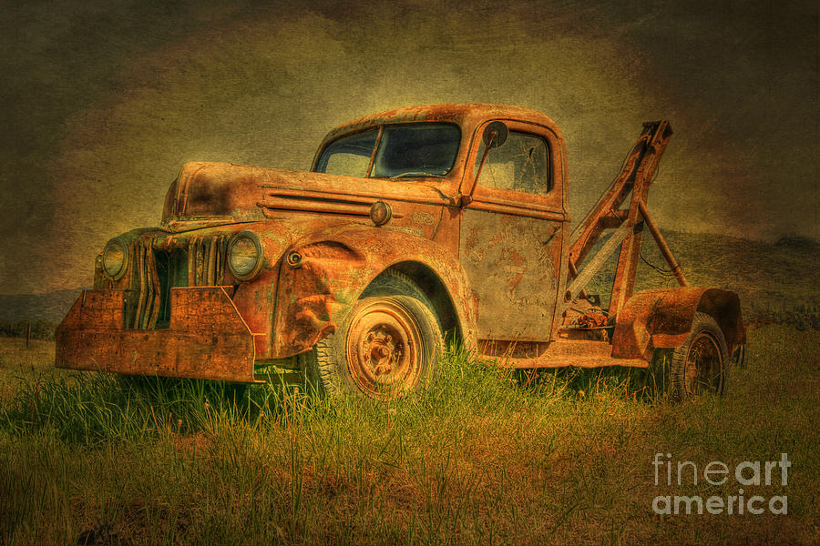 Vintage Photograph - Quietly Rusting by David Birchall