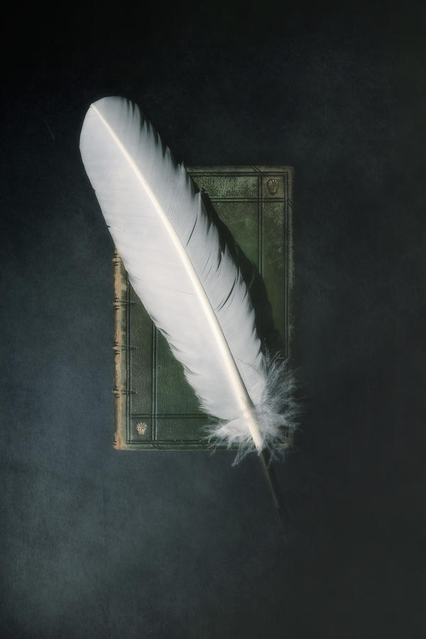 Still Life Photograph - Quill And Book by Joana Kruse