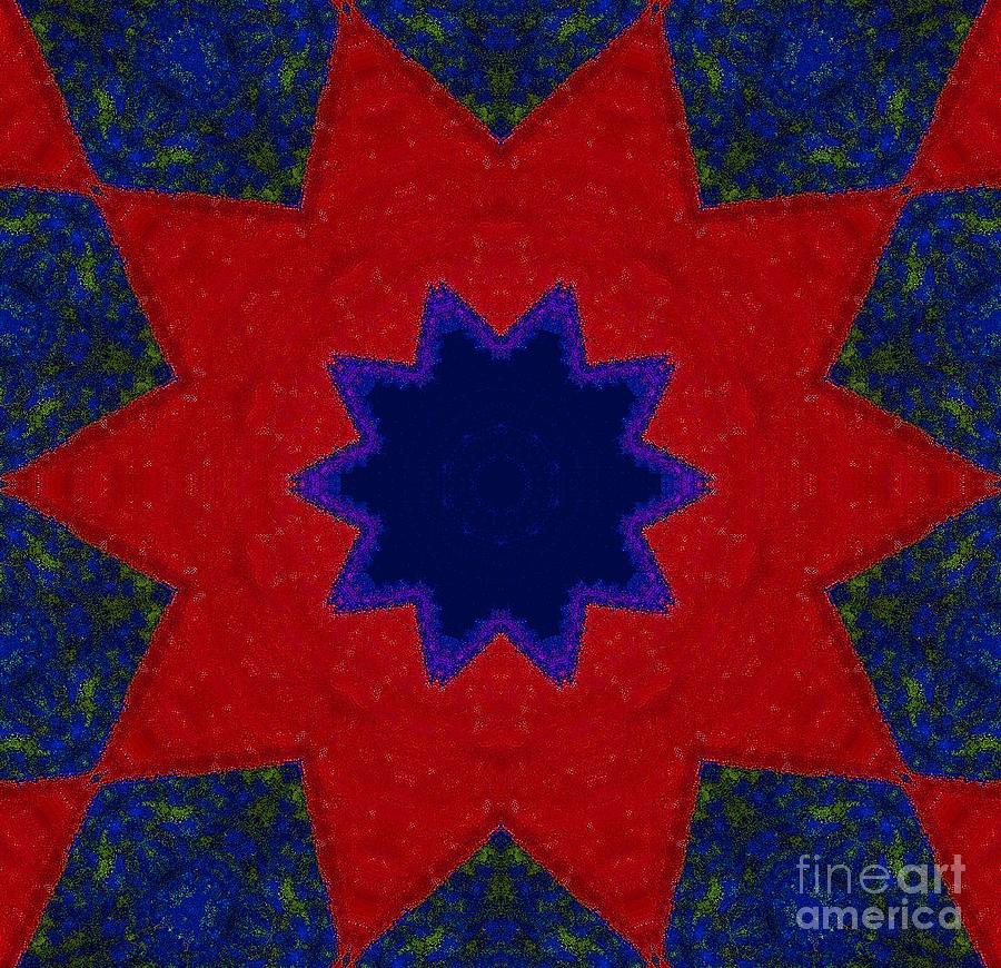 Fourth Of July Photograph - Quilt Star by Annette Allman