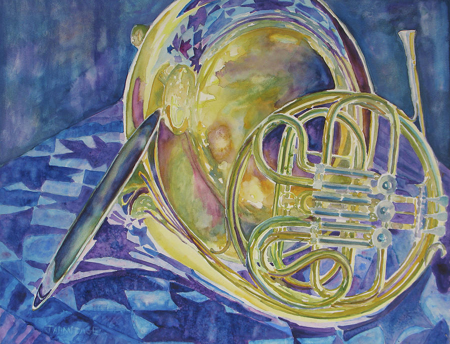 Quilted Brass Painting by Jenny Armitage