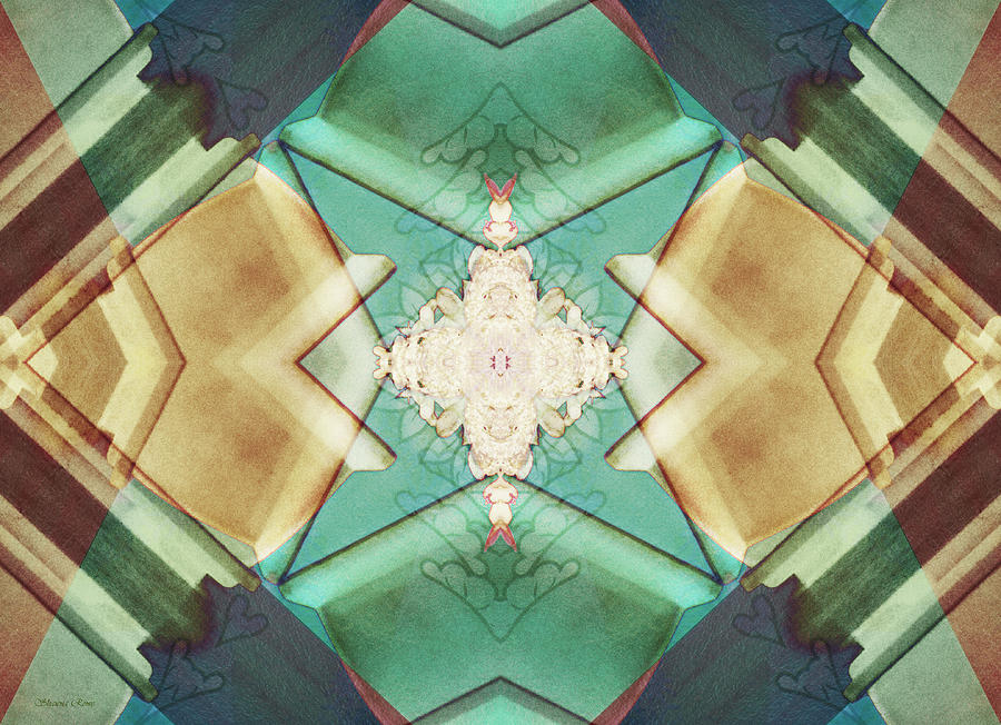 Origami Paper Digital Art - Quilted Origami 2 by Shawna Rowe