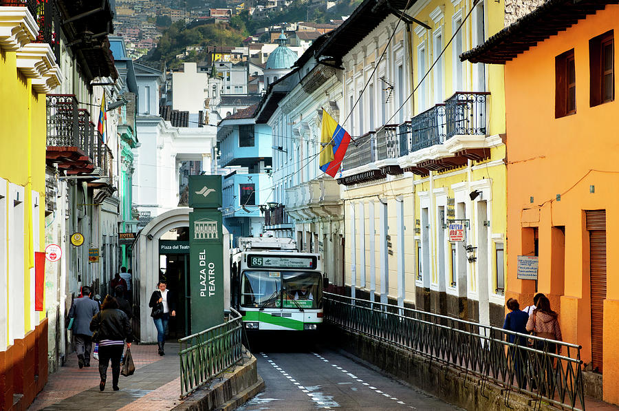 Architecture Photograph - Quito, Ecuador by John Coletti