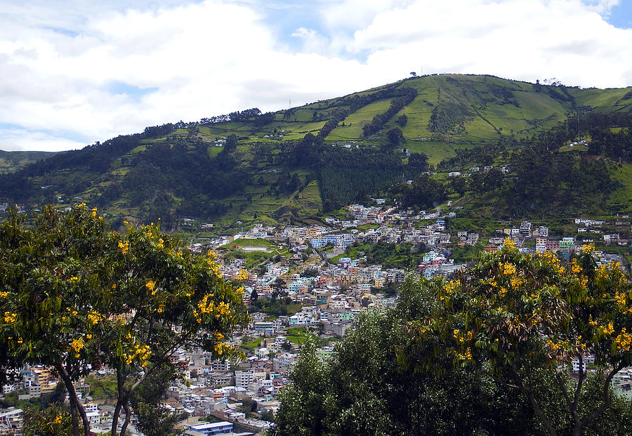 Quito from El Panecillo Photograph by Kurt Van Wagner
