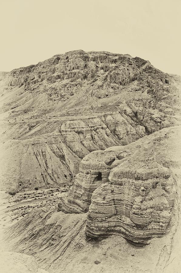 Qumran Antiqued Photograph by Mark Fuller