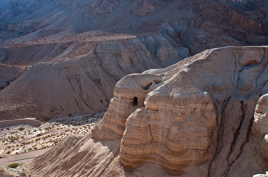 Qumran Caves Photograph by Don Wolf