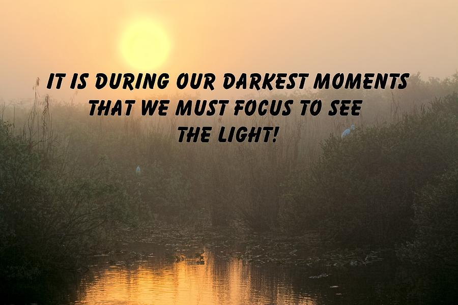 Quote on sunrise-1 Photograph by Rudy Umans
