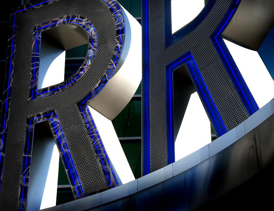 R  R Tall letters Photograph by © Rick Elkins