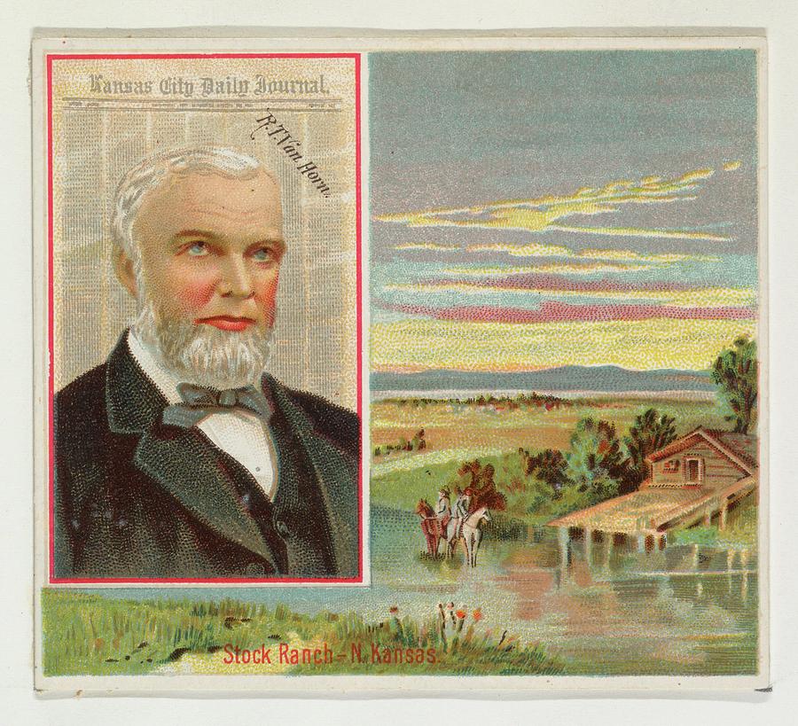 R. T. Van Horn, Kansas City Daily Drawing by Issued by Allen & Ginter