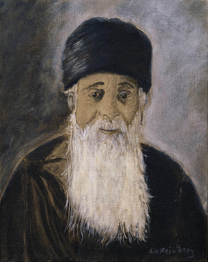 Rabbi YShia Painting by Linda Feinberg