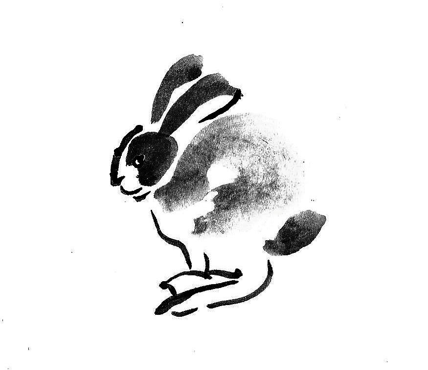 Rabbit Buck Painting
