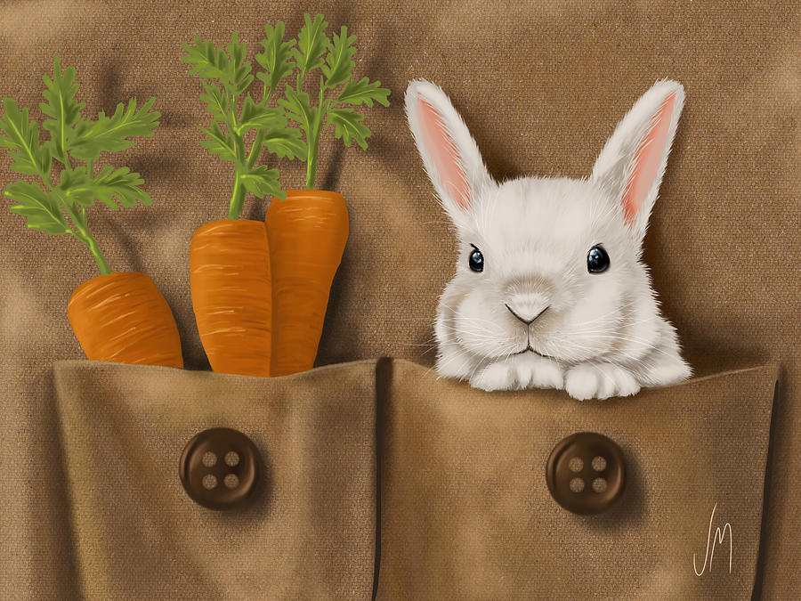 Animal Painting - Rabbit hole by Veronica Minozzi