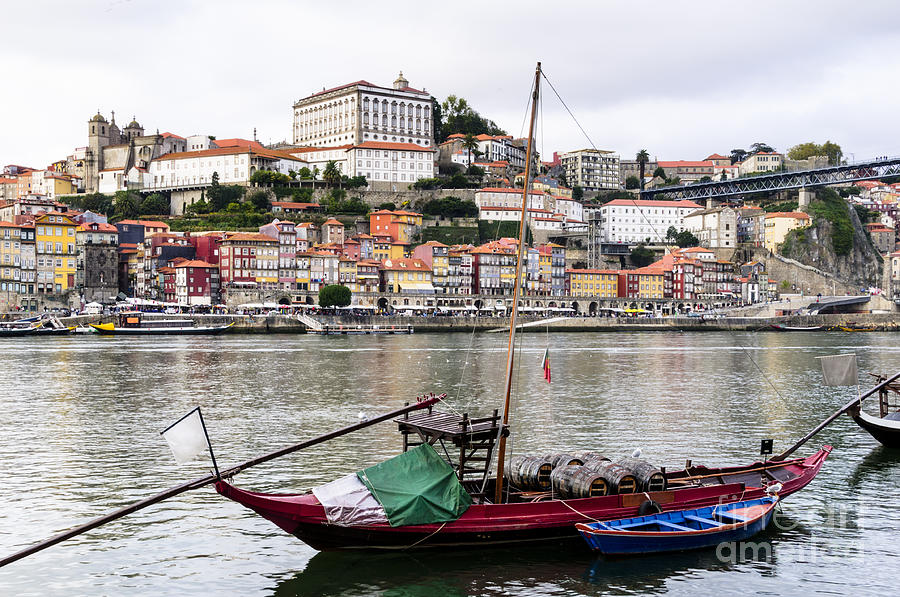 Rabelo Boat at Porto Photograph by Oscar Gutierrez