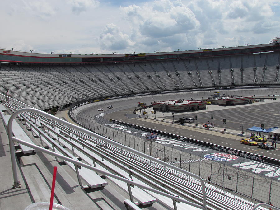 Bristol Motor Speedway Photograph - Race Day Approaches by Michael Creamer