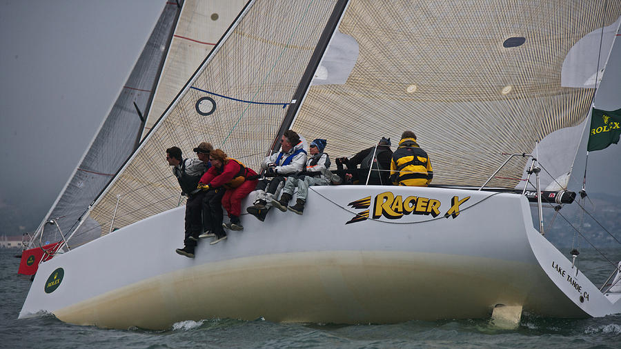 Vintage Racer X on The Bay Photograph by Steven Lapkin