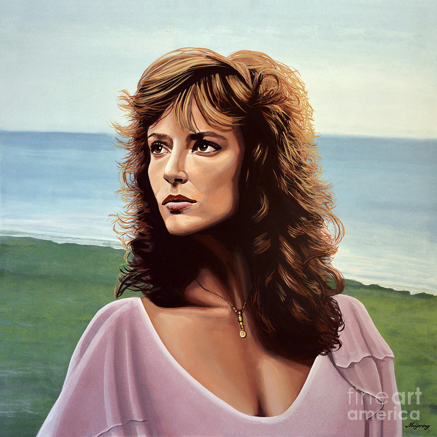 Rachel Ward Painting by Paul Meijering