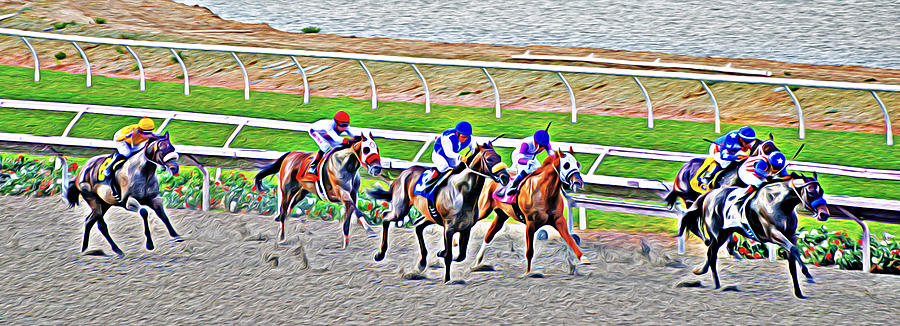 Horse Photograph - Racing Horses by Alexandra Till