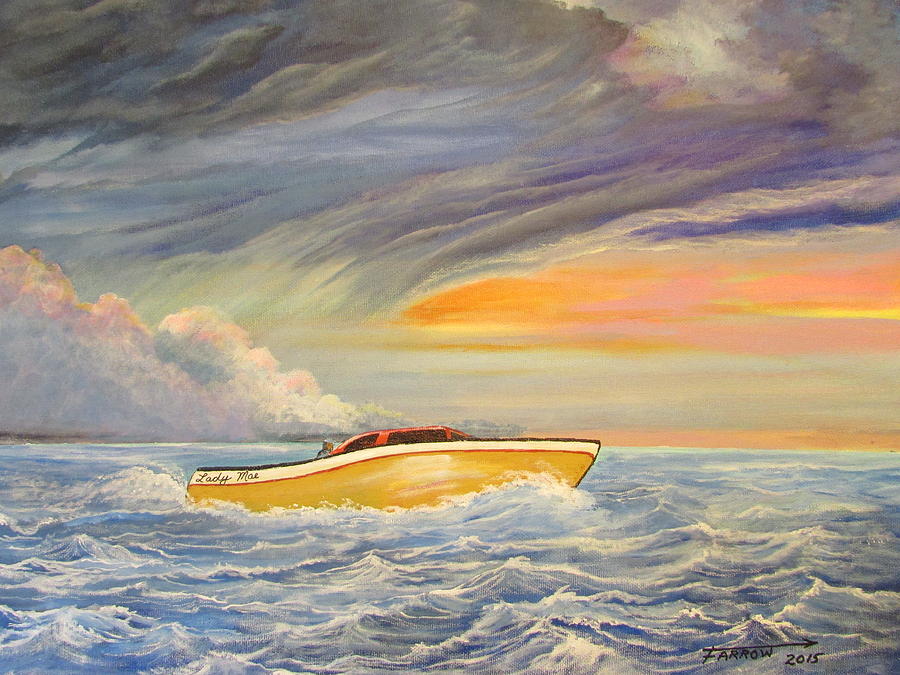 Racing the Storm Painting by Dave Farrow