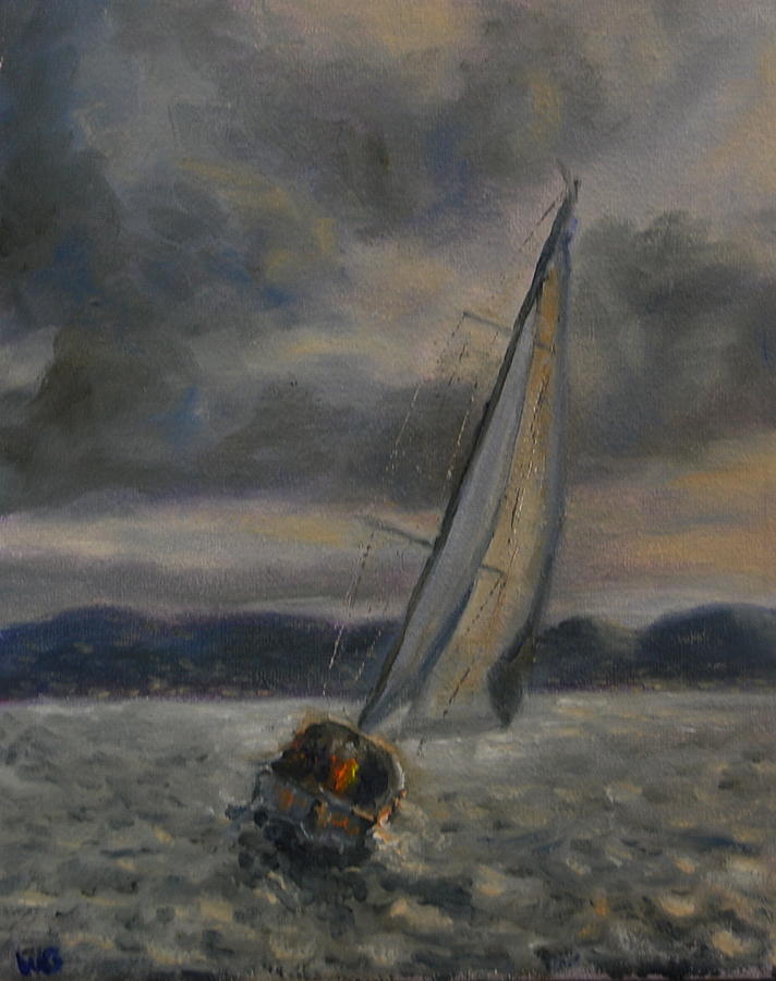 Racing the Storm Painting by Will Germino