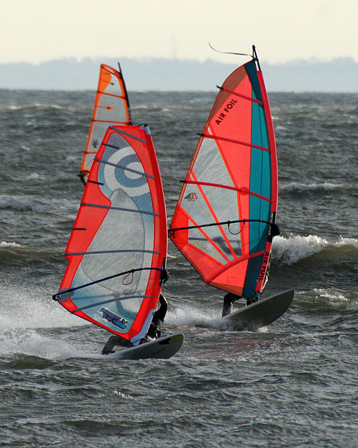 Racing with Wind Photograph by William Selander