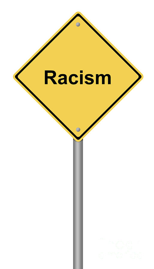 Sign Digital Art - Racism by Henrik Lehnerer
