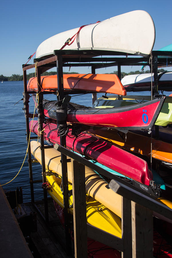 Rack of Kayaks in Toronto Photograph by Joshua Van Lare - Fine Art America