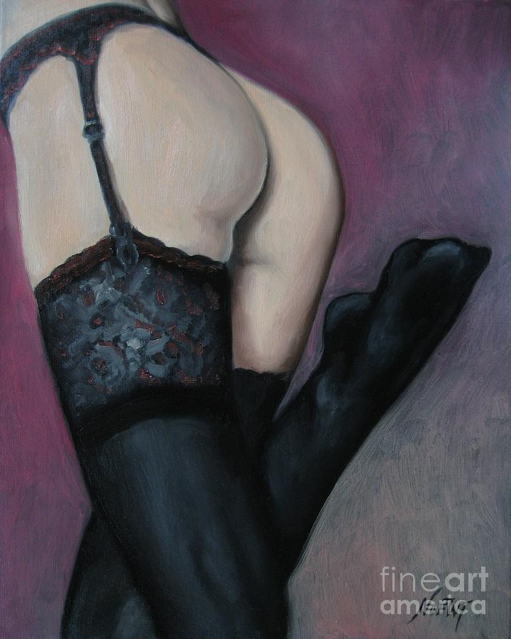 Racy Lacy Painting by Jindra Noewi