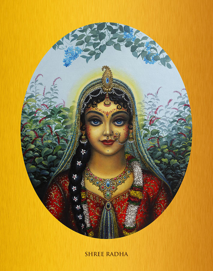 Radha Painting by Vrindavan Das