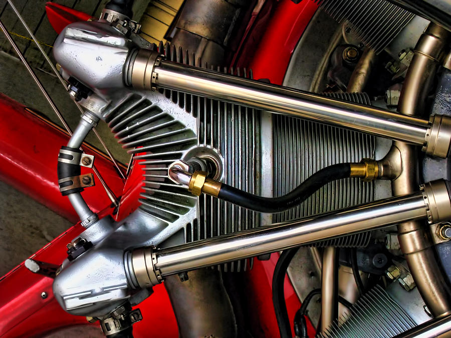 Airplane Photograph - Radial Engine by Dale Jackson