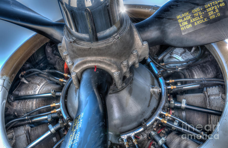 Radial Engine Photograph by Dale Powell