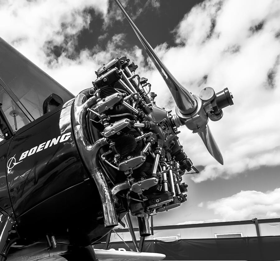 Radial Engine from a Boeing Stearman Photograph by Paul Fearn