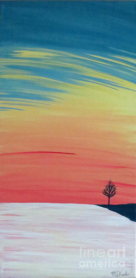 Ice Painting - Radiance on Ice by Melissa F Kaelin Ice Painting - Radiance on Ice by Melissa F Kaelin