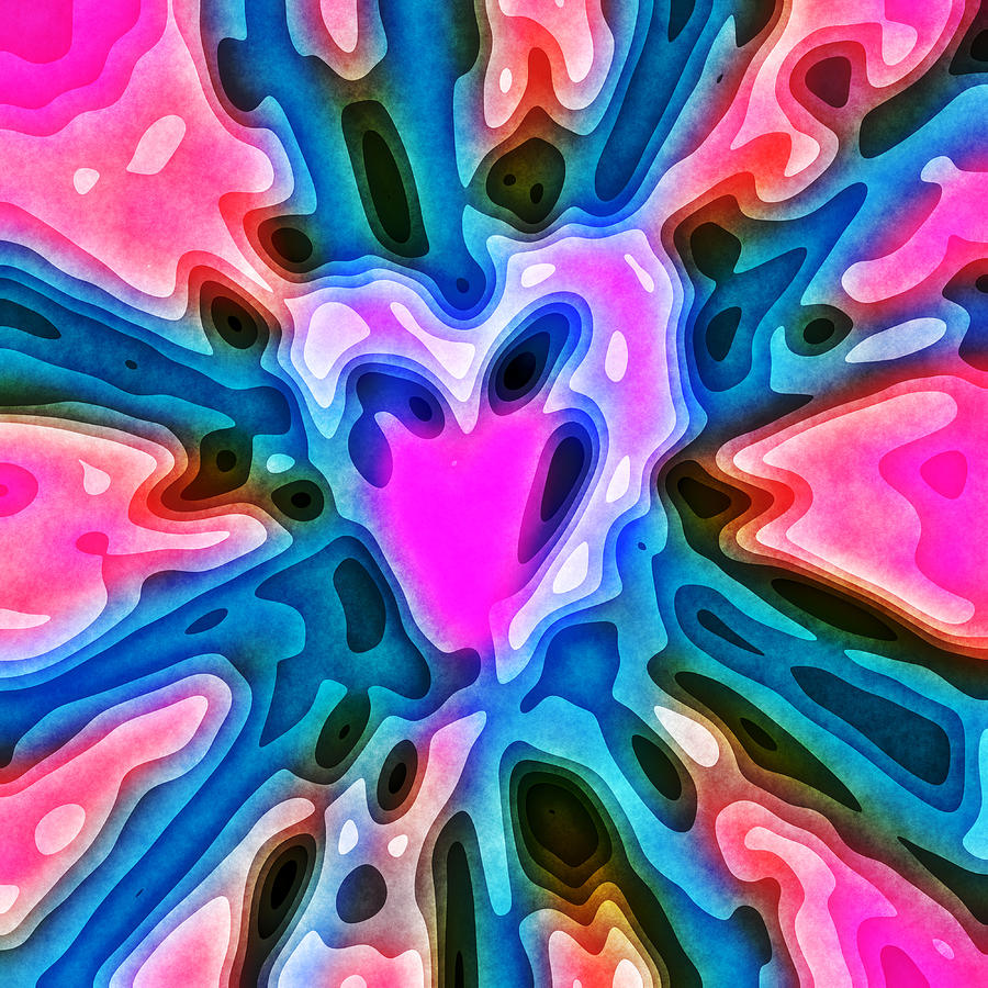 Radiant Love Digital Art by David G Paul - Fine Art America