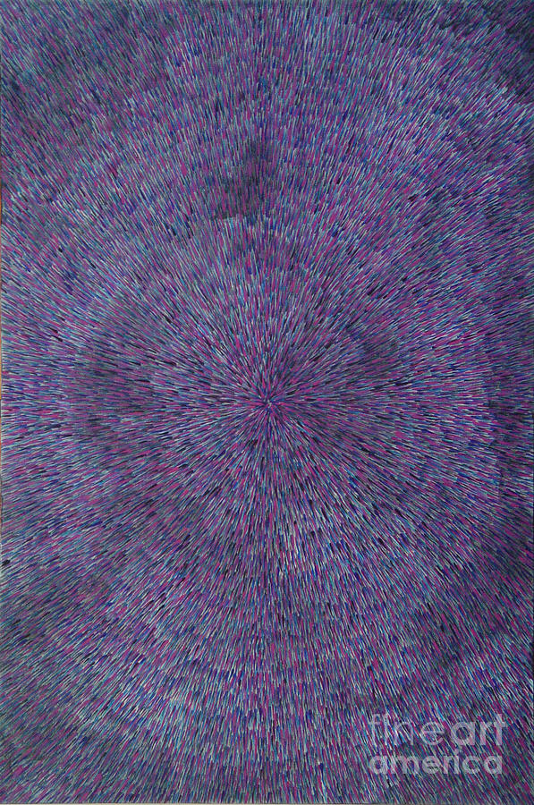 Radiation Violet  Painting by Dean Triolo