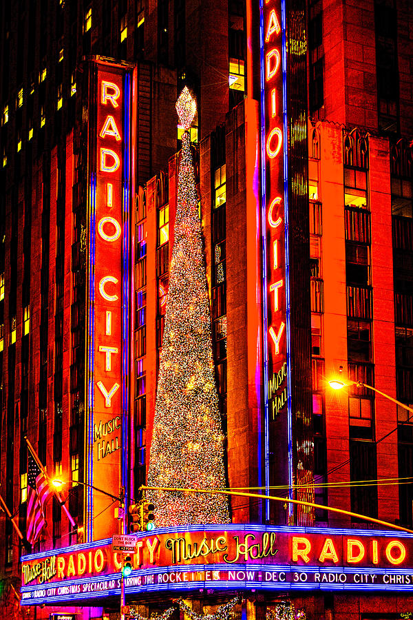 Radio City Christmas Photograph by Chris Lord