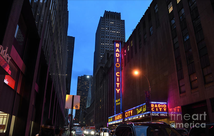 Radio City Music Hall and St Patricks Cathedral Photograph by RicardMN Photography