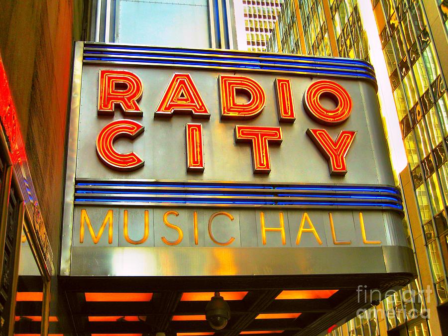 Radio City Music Hall Photograph by Judy Palkimas