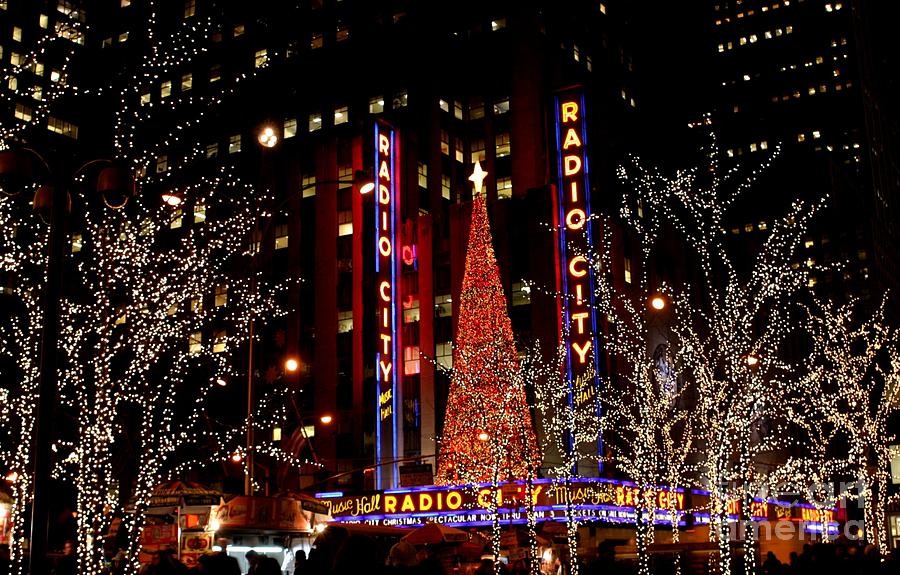New York City Photograph - Radio City Music Hall by Living Color Photography Lorraine Lynch