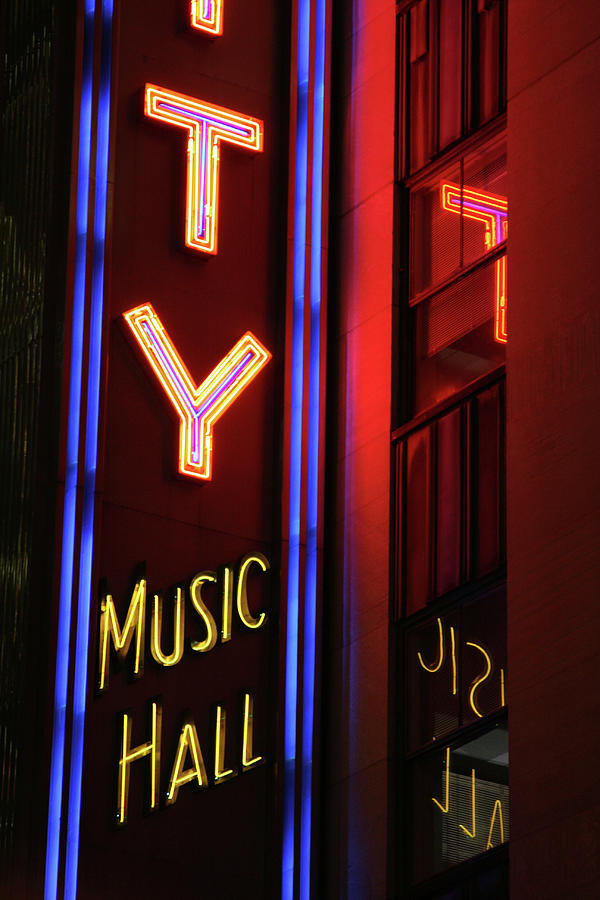 Radio City Neon Photograph by Karol Livote