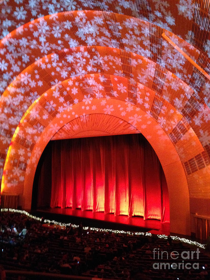 Radio City Stage Photograph by Lynellen Nielsen