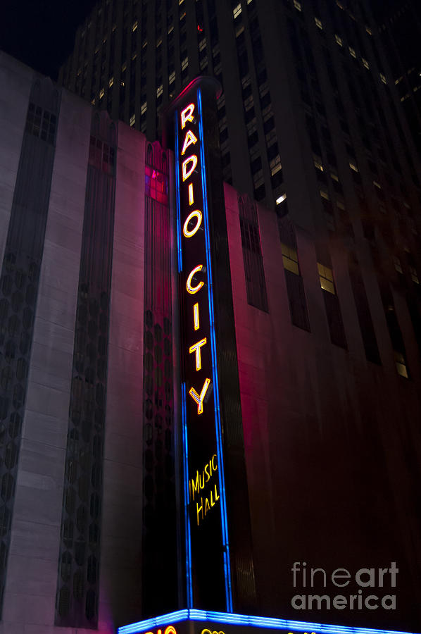 Radio City Photograph by Steve Purnell