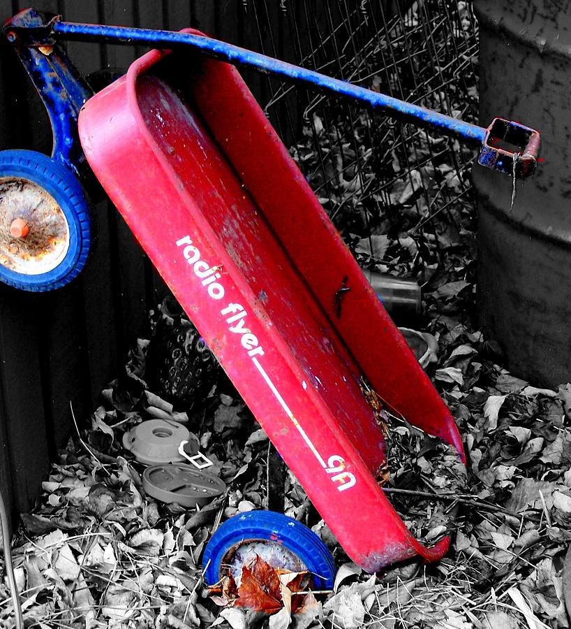 Radio Flyer Christmas Past  Photograph by Kathleen Luther