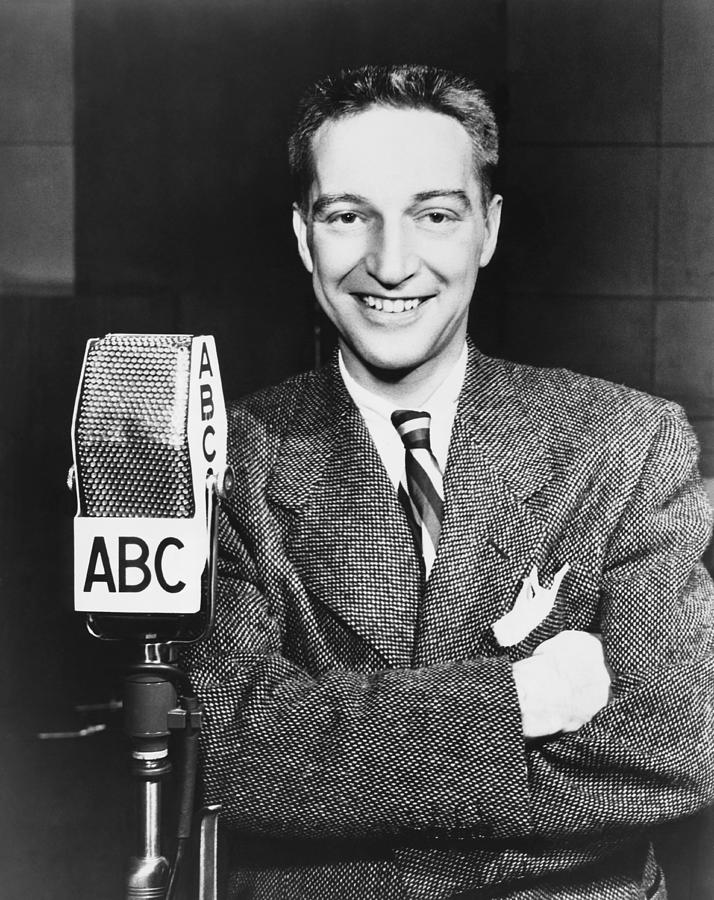 Black And White Photograph - Radio Host Garry Moore by Underwood Archives