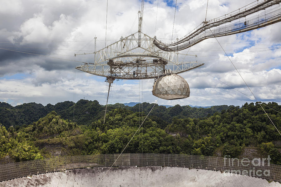 Radio Telescope at Arecibo Observatory in Puerto Rico Photograph by Bryan Mullennix