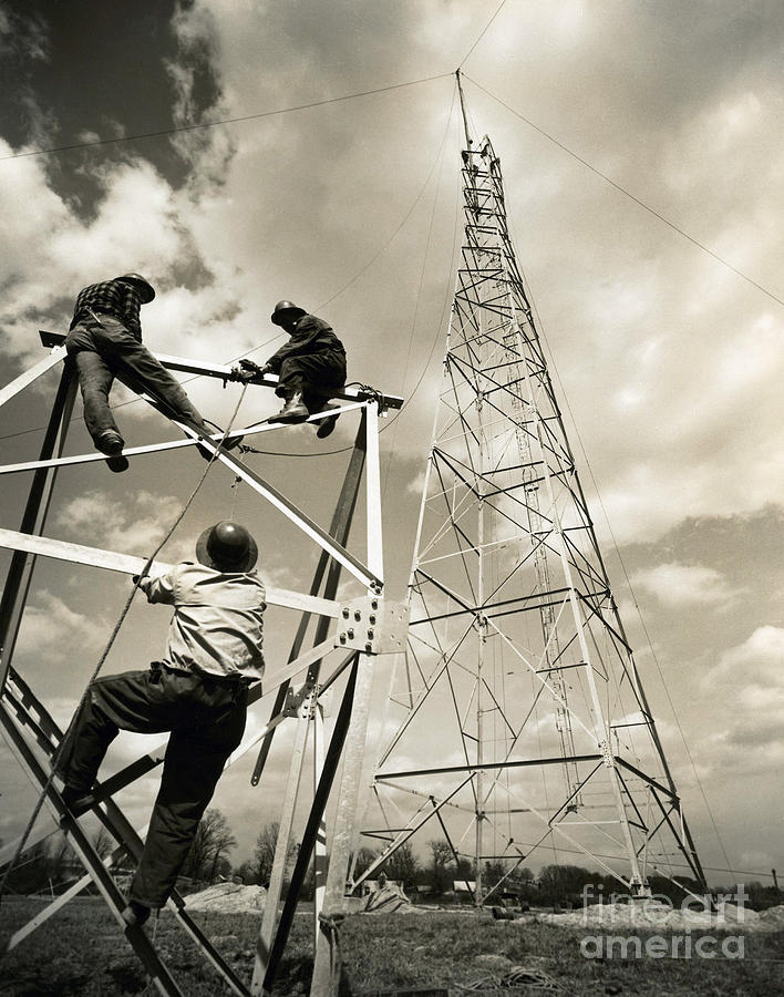 Radio Tower Photograph by Tom Hollyman