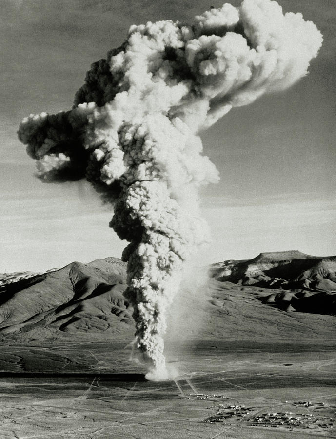 Radioactive Dust Cloud After Nuclear Test Photograph by Us Department Of Energy/science Photo Library