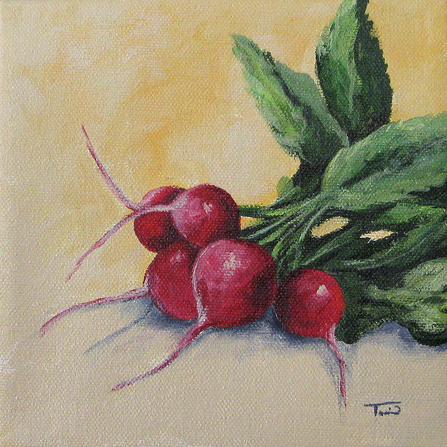 Radishes Painting by Torrie Smiley