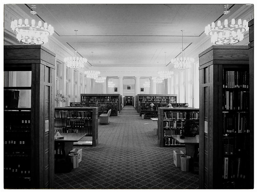 Reading Room Harvard University Photograph by Georgia Clare
