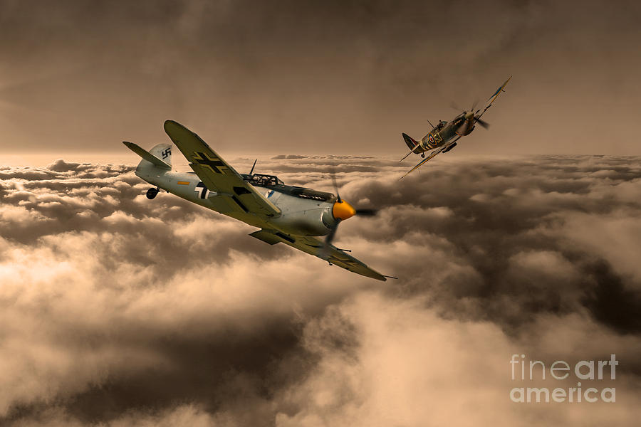 Raf And Luftwaffe Digital Art by J Biggadike