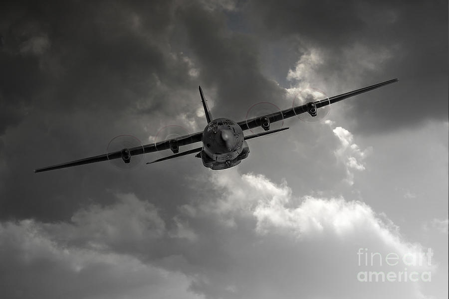 RAF C-130 Transport  by Airpower Art