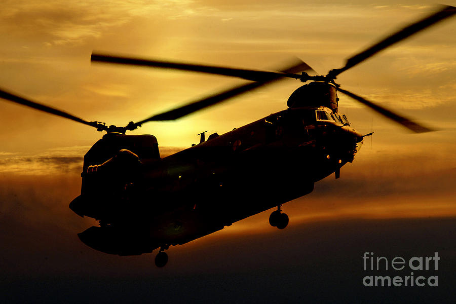 RAF Chinook Digital Art by Airpower Art